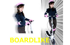 足踏みギア付きスクーター